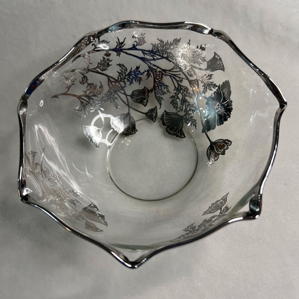 Silver City Flanders Clear Glass Bowl